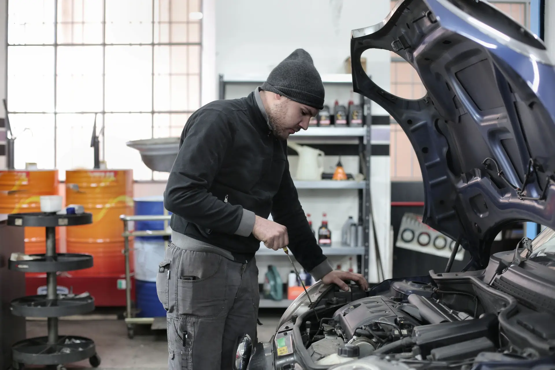 Tyre pressure check